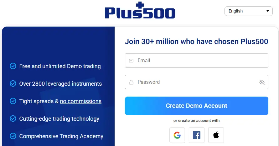 how to use plus500 demo account